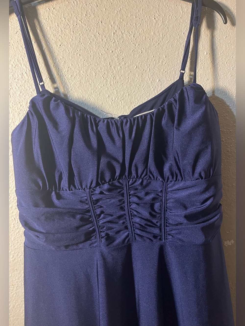 Emerald Sundae Juniors Women's Blue Ruched Sleeveless Fit & Flare Dress Size XXL